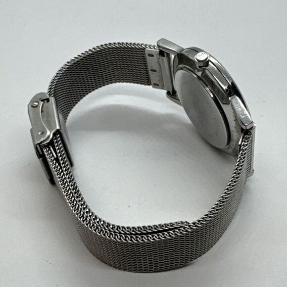 Skagen 39SSS Women\'s Silver Stainless Steel Mesh Analog Dial Wrist Watch JNA571